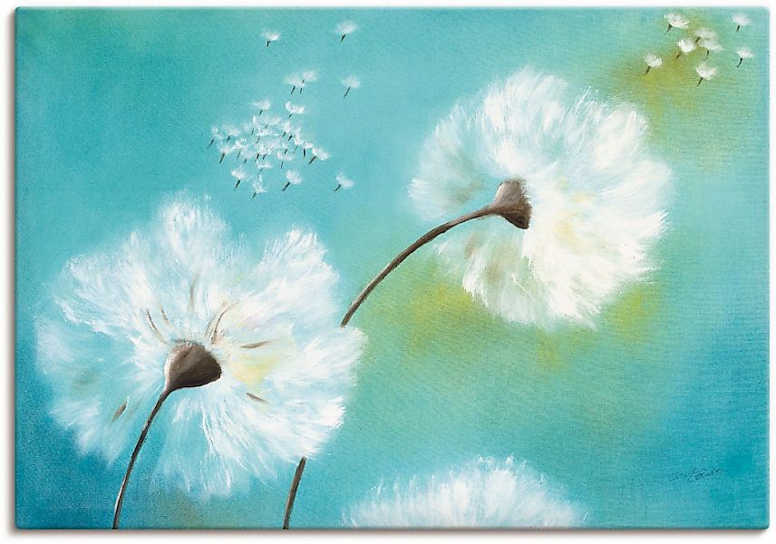 Artland Wandbild "Pusteblumen" Blumen 1 Stk. tlg. als Alubild, Outdoorbild, günstig online kaufen