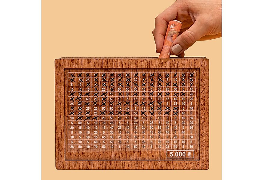 SavinX Spardose SparBox Original (6Größen) - mit Zahlen zum Ankreuzen•Wiede günstig online kaufen