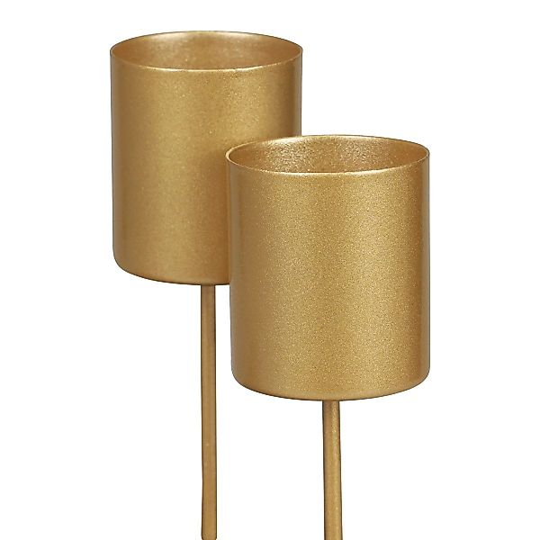 Viana Kerzenhalter Goldene Kerzenhalter Dorn Stecken günstig online kaufen