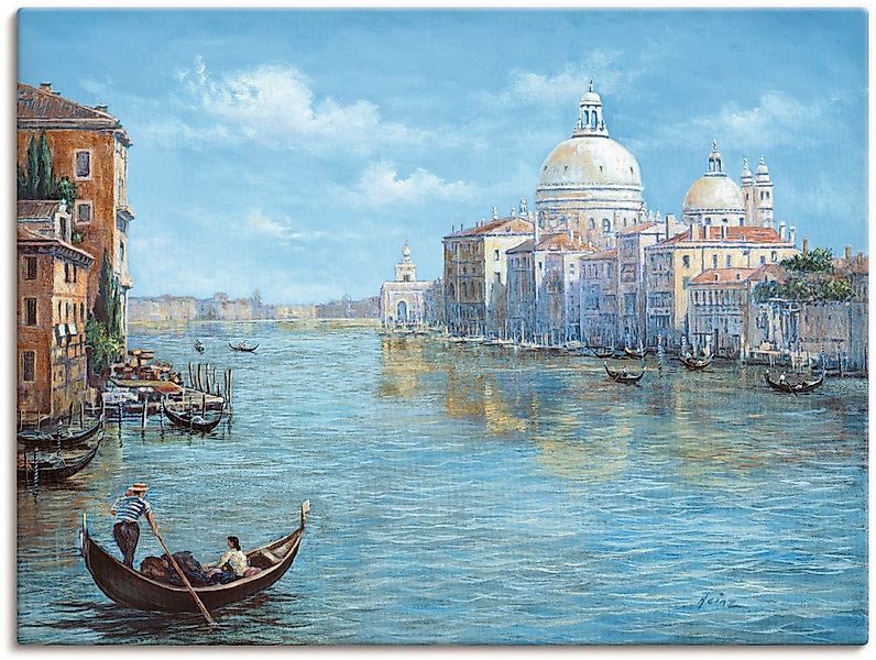 Artland Leinwandbild "Venedig" Europa 1 Stk. tlg. auf Holzrahmen gespannt günstig online kaufen