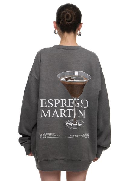 Worldclassca Sweatshirt Worldclassca Oversized Sweatshirt ESPRESSO günstig online kaufen