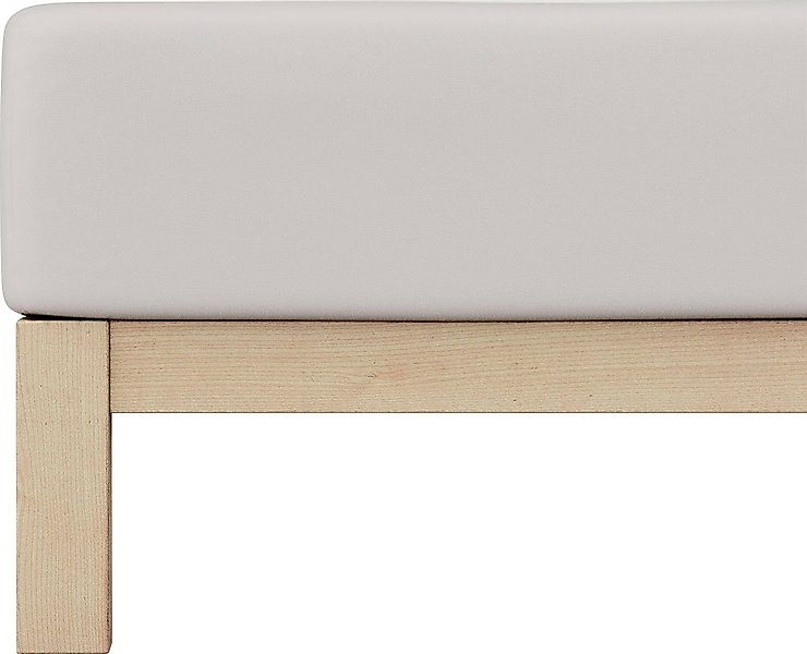 Schlafgut Spannbettlaken PURE Bio-Baumwolle mit Elasthan, günstig online kaufen