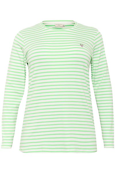 KAFFE Curve Langarmbluse Langarm-Shirt KClia Große günstig online kaufen