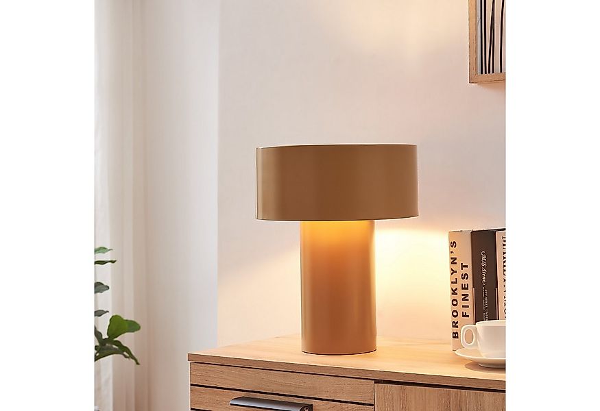 lux.pro Tischleuchte, ohne Leuchtmittel, »Kömn« Metall 37 x 30 x 30 cm Brau günstig online kaufen