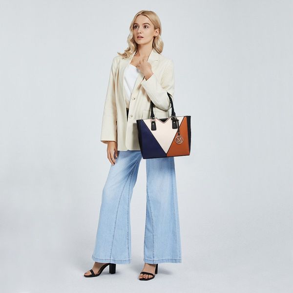 Miss Lulu Handtasche Handtasche Damen V-förmig günstig online kaufen