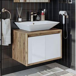 Roomart Badmöbel-Set ATL-2TLG-65, (Waschtisch mit unterschrank günstig online kaufen