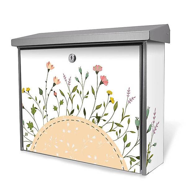 Banjado Briefkasten Edelstahl 38.5x31.5x12cm Ohne Zeitungsfach Inkl. Montag günstig online kaufen