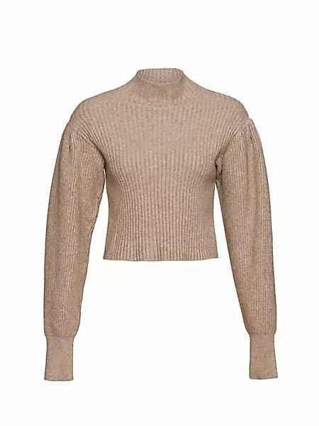 Freshlions Stehkragenpullover Pullover mit Hochkragen in beige - M günstig online kaufen
