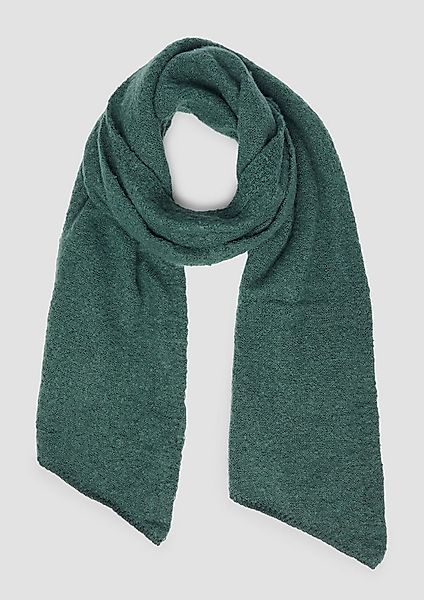 s.Oliver Schal Tuch, Bouclé-Schal mit abgeschrägten Enden günstig online kaufen