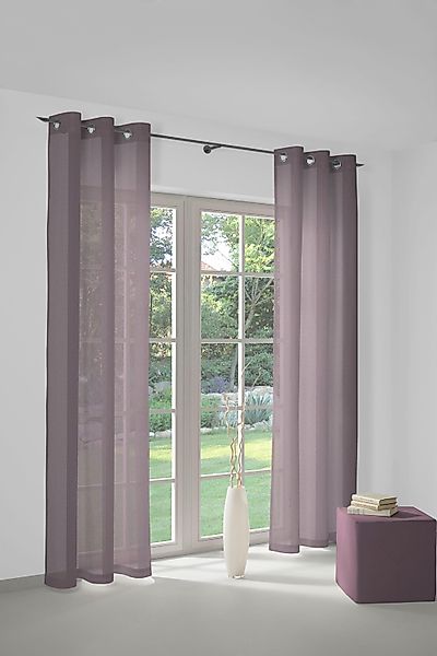 Wirth Vorhang "Sunday" Ösen 1 Stk. tlg. günstig online kaufen