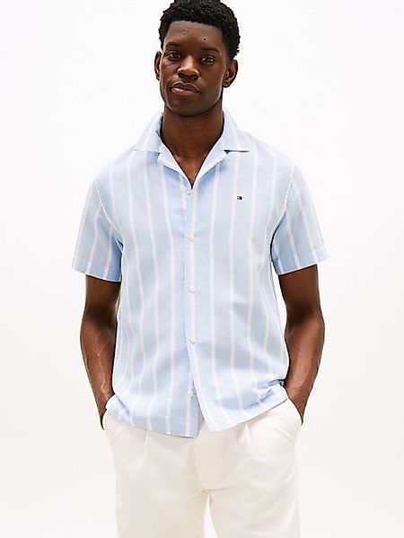 Tommy Hilfiger Kurzarmhemd LINEN BLEND STRIPED SS RF SHIRT günstig online kaufen