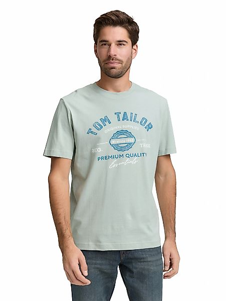 TOM TAILOR T-Shirt mit großem Logofrontprint günstig online kaufen