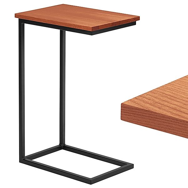 LAMO Manufaktur Beistelltisch Massivholztischplatte Laptoptisch Sofatisch ( günstig online kaufen