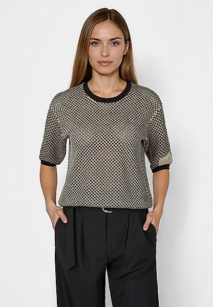 MARC AUREL Strickpullover in Netzstruktur günstig online kaufen