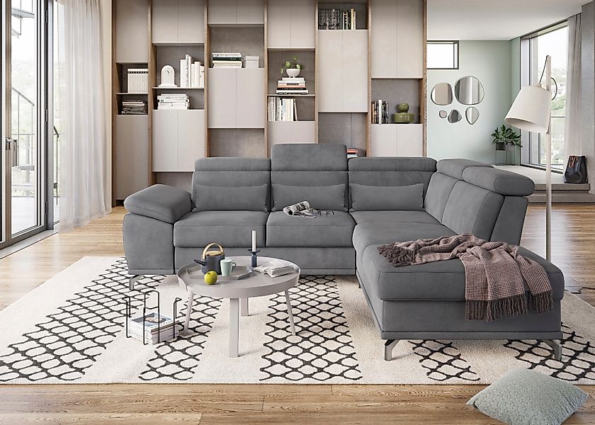 sit&more Ecksofa Cabrio L-Form, mit Sitztiefenverstellung, günstig online kaufen