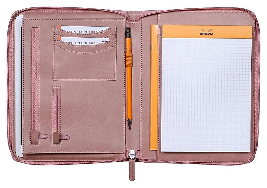 EXACOMPTA Aktentasche Konferenzmappe kleines Modell 19,5x25,5 cm, Block A5 günstig online kaufen