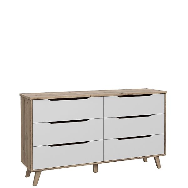 freiraum Sideboard VANKKA, 4 Schubladen, Planked günstig online kaufen