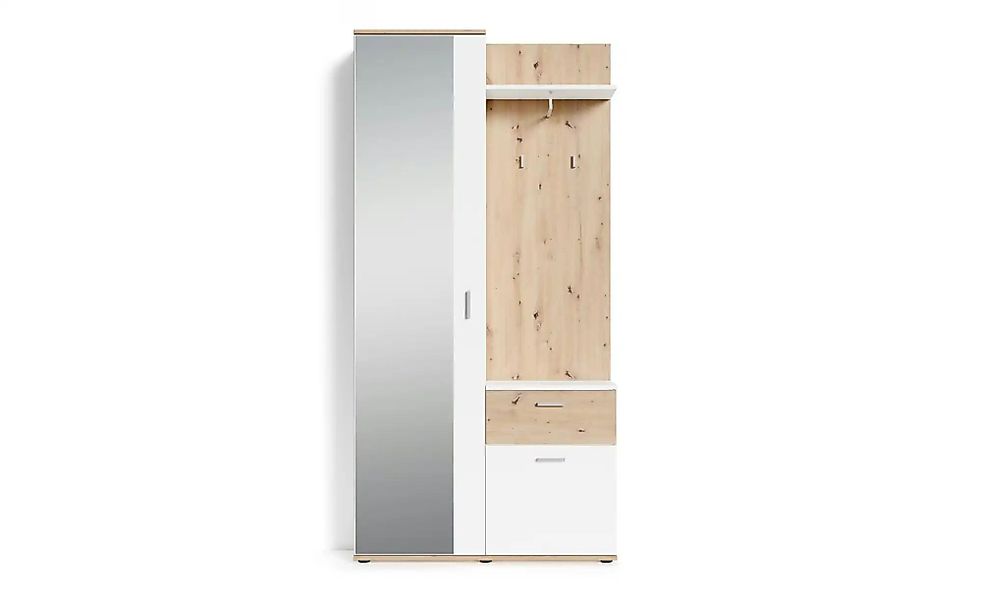 Kompaktgarderobe  Jakob ¦ braun ¦ Maße (cm): B: 97 H: 197 Garderoben & Klei günstig online kaufen