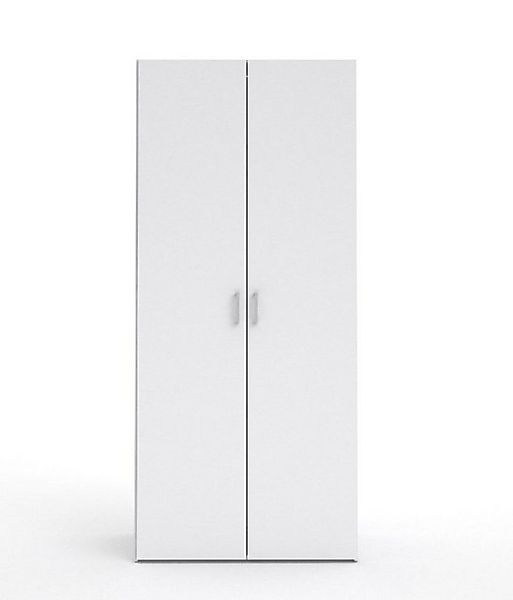 ebuy24 Kleiderschrank Spell Kleiderschrank B 2 Türen. Weiss. günstig online kaufen