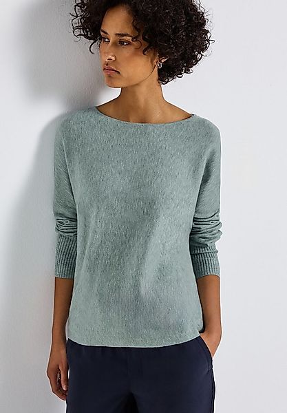 STREET ONE Strickpullover mit Rippbündchen günstig online kaufen