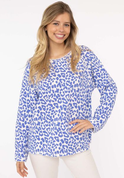Zwillingsherz Sweater "Leo allover" mit animalischem günstig online kaufen