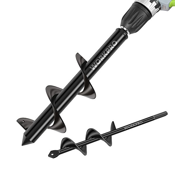 WorkPro Erdbohrer Gartenbohrer, Spiralbohrer Schnurlos Handbohrer, günstig online kaufen