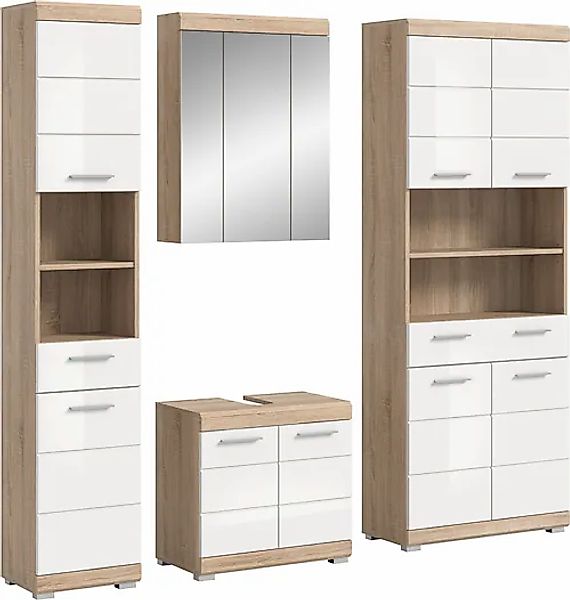 INOSIGN Badmöbel-Set »Siena, 4 teilig, bestehend aus:« Set, TOPSELLER!, 4 S günstig online kaufen