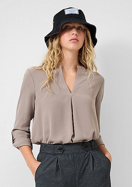 QS Langarmbluse Bluse Bluse mit Turn-up günstig online kaufen
