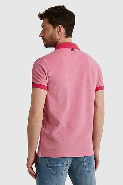 PME Legend Two Tone Piqué Poloshirt Rosa - Größe XL günstig online kaufen