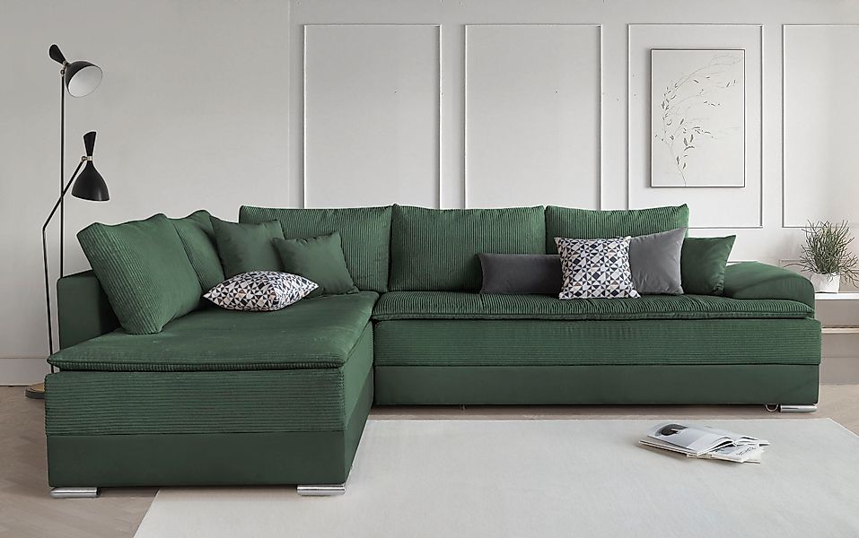 INOSIGN Ecksofa »Night & Day L-Form, B: 324 cm« mit Bettfunktion, Bettkaste günstig online kaufen