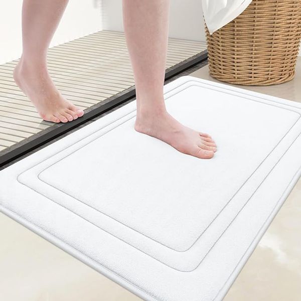 OKWISH Badematte Badezimmerteppich Badteppich Anti-Rutsch Teppich, günstig online kaufen