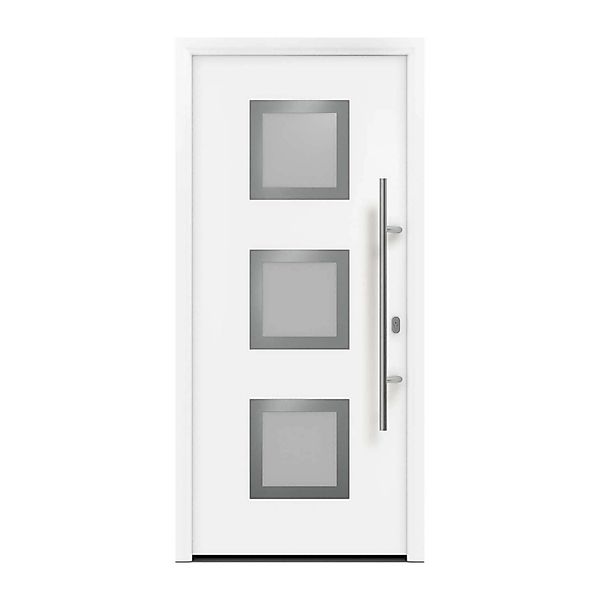 EcoStar Haustür Isopro IP 810S Verkehrsweiß 110 cm x 210 cm DIN R günstig online kaufen