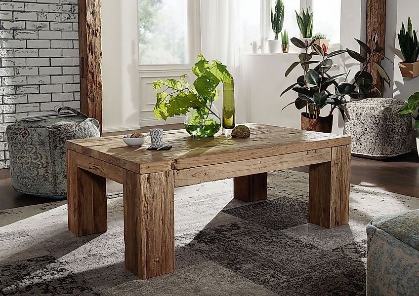 Massivmoebel24 Couchtisch Couchtisch Teak 120x80x45 BASSANO #105 günstig online kaufen