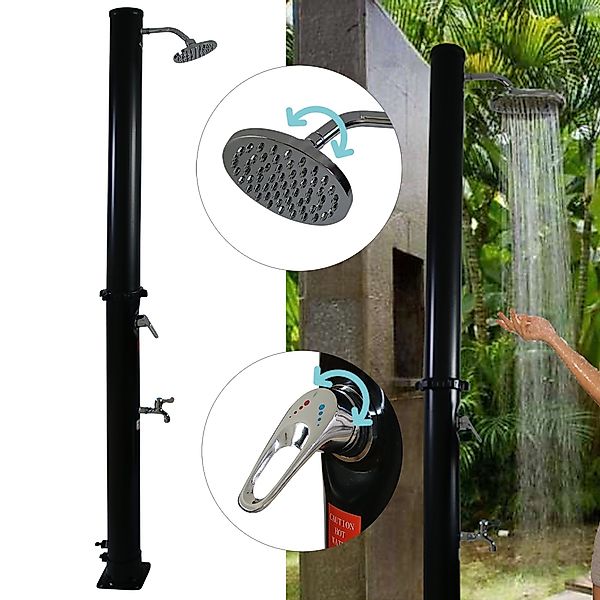 Melko Solardusche Außendusche Gartendusche Solardusche 35L günstig online kaufen