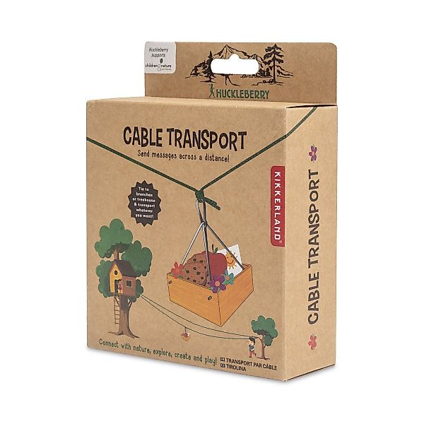 Kikkerland Doppelschaukel Huckleberry Seilbahn Kabel Transport günstig online kaufen