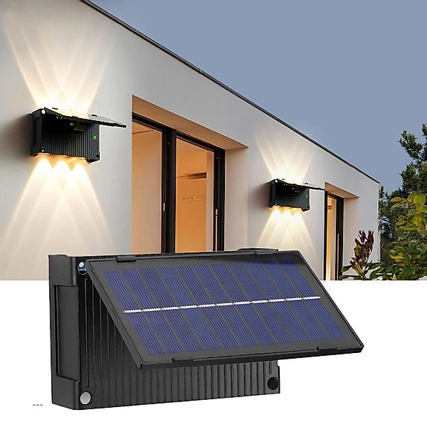 BlingBin Außen-Wandleuchte LED Solarleuchten, Up and günstig online kaufen