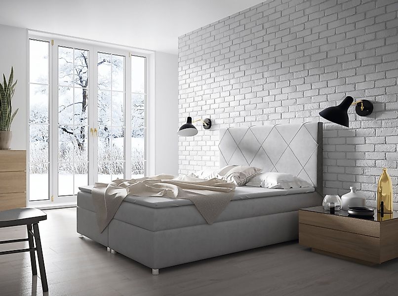 Best for Home Boxspringbett mit Bettkasten Trinity K2 Bonell-Matratze inkl. günstig online kaufen