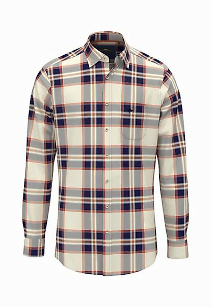 FYNCH-HATTON T-Shirt Combi Flannel Check, B.D., 1/1 günstig online kaufen