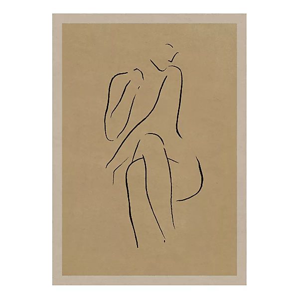 Paper Collective - Grace I Kunstdruck 70x100cm - beige, braun, schwarz/BxH günstig online kaufen
