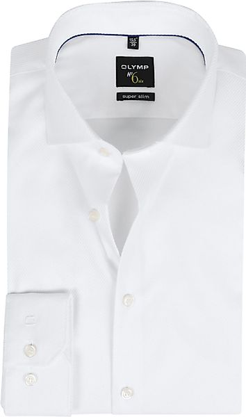 OLYMP No'6 six Hemd Skinny Fit Weiß - Größe 40 günstig online kaufen