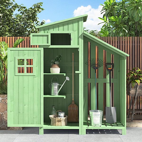 Flieks Garten-Geräteschrank, BxT: 124x53 cm, Gartenschrank günstig online kaufen