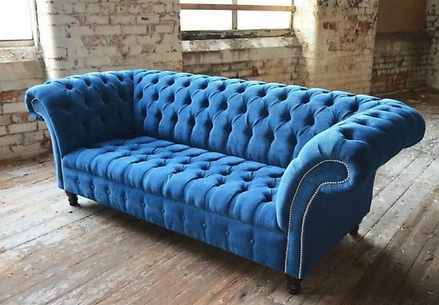 JVmoebel 3-Sitzer Chesterfield 3 Sitzer XXL Polster Sitz Couch Sofa günstig online kaufen