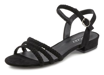 LASCANA Sandale "Sommerschuh" Sandalette, Sommerschuh mit geflochtenen Riem günstig online kaufen