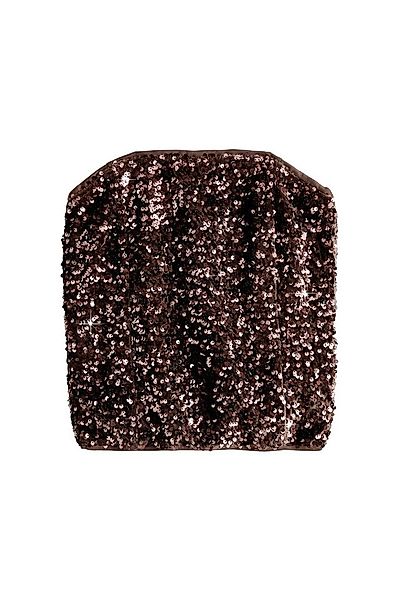 Next Blusentop Bandeau-Oberteil aus Samt mit Pailletten (1-tlg) günstig online kaufen