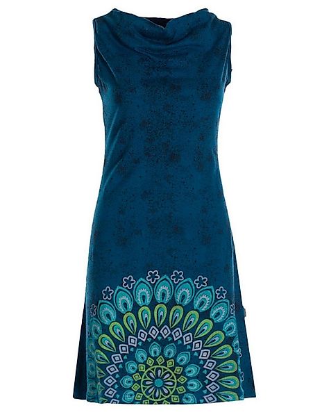 Vishes Sommerkleid Damen Sommerkleid Armlos Mandala-Kleid Tunika-Kleid T-Sh günstig online kaufen