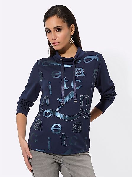 creation L Langarmshirt "Modal-Mix-Shirt" 1 Stk. tlg. günstig online kaufen