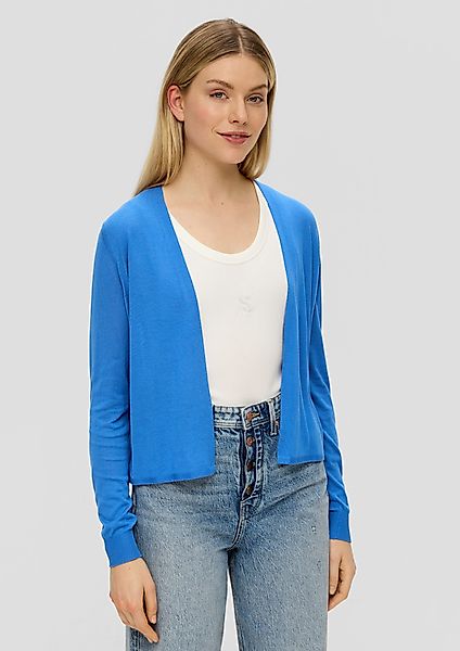 s.Oliver Strickjacke Feinstrick-Cardigan aus reiner Viskose günstig online kaufen