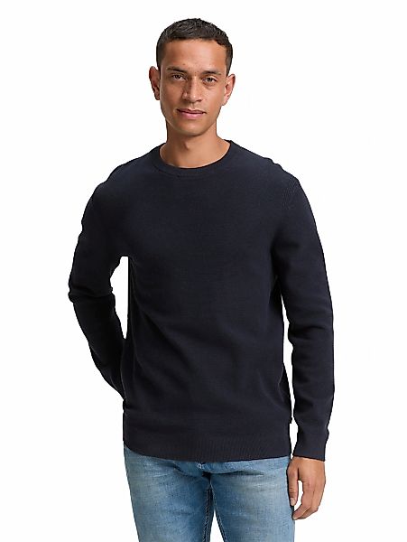 TOM TAILOR Strickpullover mit Bündchen günstig online kaufen