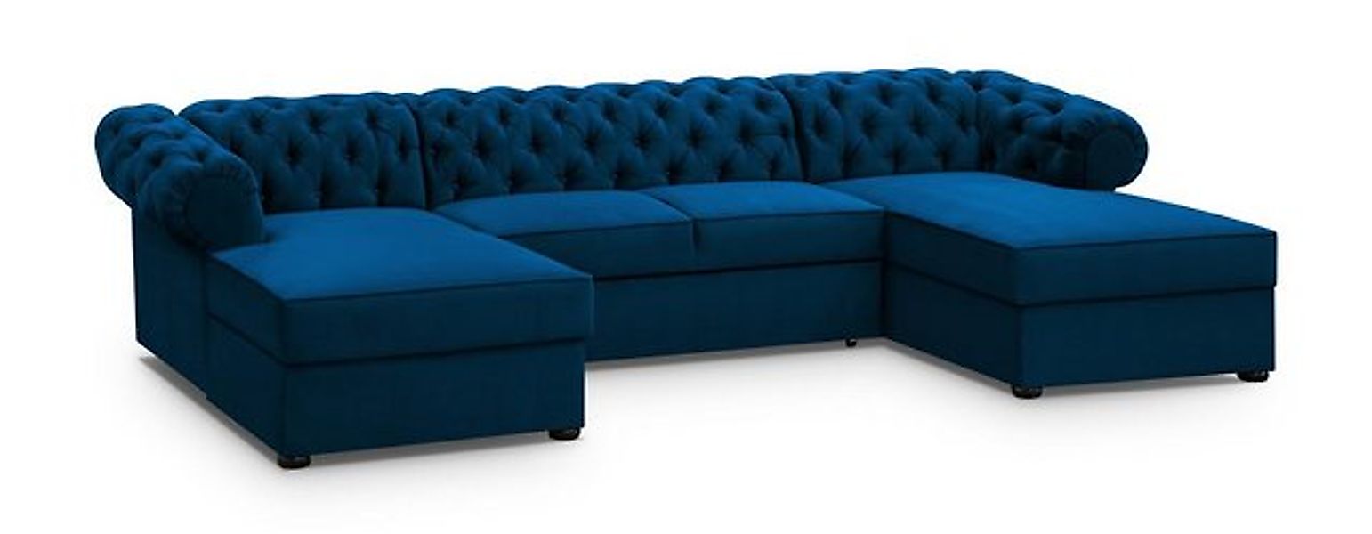 Beautysofa Ecksofa mit Schlaffunktion und zwei Bettkasten Chester U, hochwe günstig online kaufen