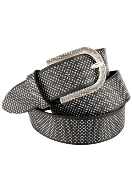 Silbergift Koppelgürtel Mit silberner Kopplschließe, Vollrindleder günstig online kaufen